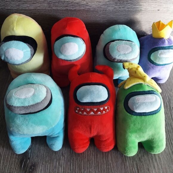 Among Us Plush Lot (7) - Picture 2 of 6